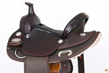 HILASON Western Child Horse Trail Show Saddle Synthetic Pleasure Riding Brown