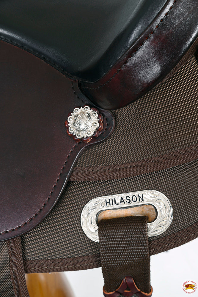 HILASON Western Child Horse Trail Show Saddle Synthetic Pleasure Riding Brown