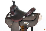 HILASON Western Child Horse Trail Show Saddle Synthetic Pleasure Riding Brown