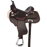 HILASON Western Child Horse Trail Show Saddle Synthetic Pleasure Riding Brown