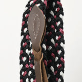 Hilason Western Horse Beautiful Noseband Tack American Leather Rein with Bosal Set