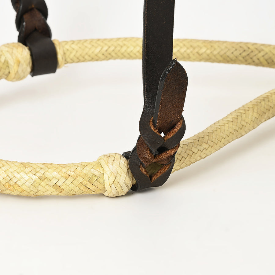 HILASON Western Horse Beautiful Noseband Tack Genuine Leather Reins with Bosal Set | Reins