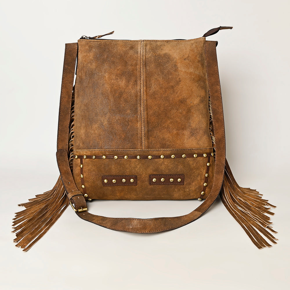 American Darling Large Crossbody Full Grain Genuine Leather Women Bag Western Handbag Purse