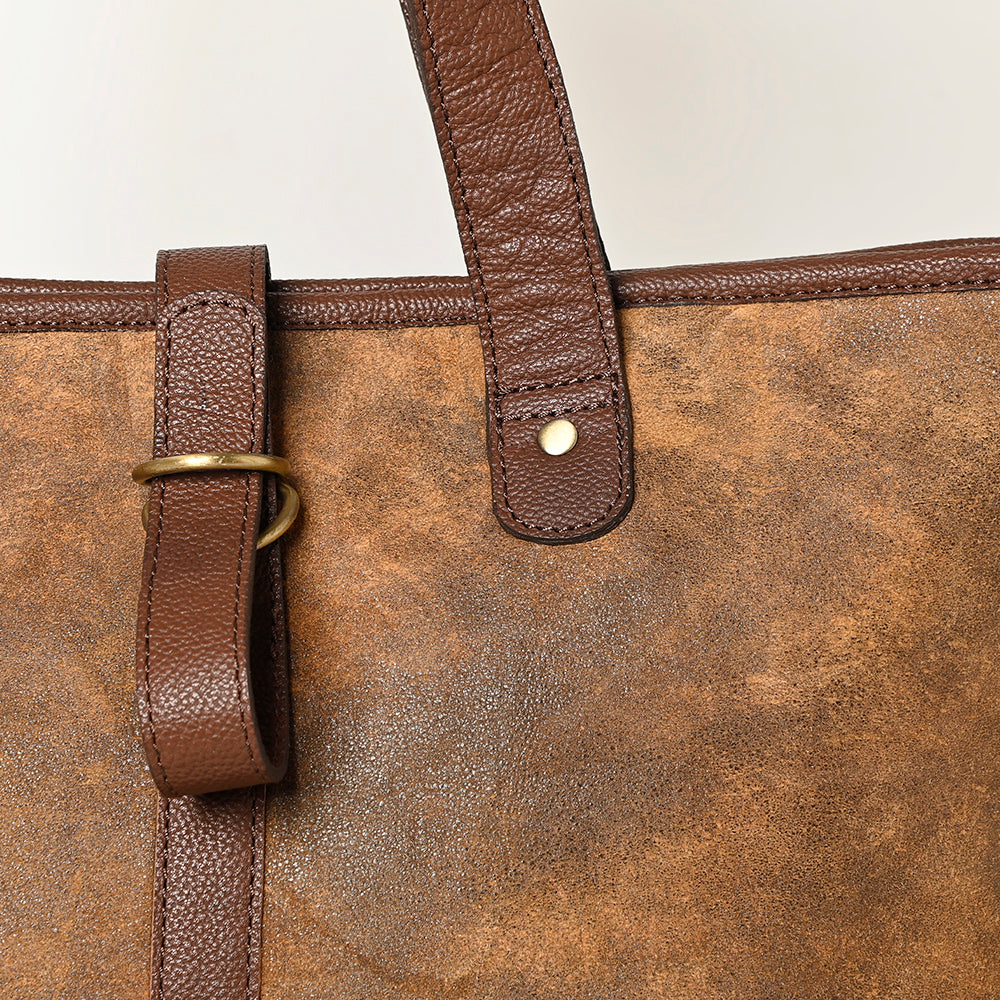 American Darling Tote Full Grain Genuine Leather Women Bag Western Handbag Purse