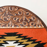 American Darling Hand Tooled Saddle Blanket Genuine Leather Women Bag Western Handbag Purse |