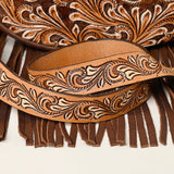 American Darling Hand Tooled Saddle Blanket Genuine Leather Women Bag Western Handbag Purse |