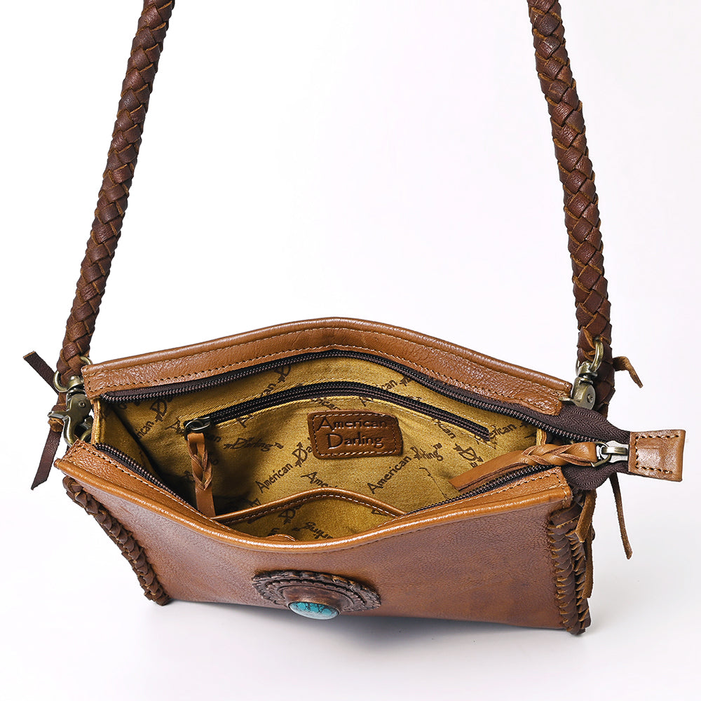 American Darling Cross Body Hair-On Genuine Leather Western Women Bag | Pink Handbag Purse Crossbody for Cute