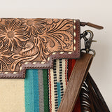 American Darling Crossbody Saddle Blanket Hand Tooled Genuine Leather Western Women Bag Handbag Purse Travel Bags