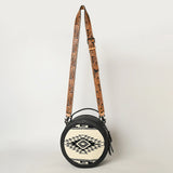 American Darling Saddle Blanket Genuine Leather Women Bag Western Handbag Purse