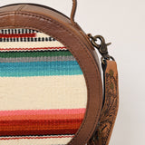 American Darling Saddle Blanket Genuine Leather Women Bag Western Handbag Purse