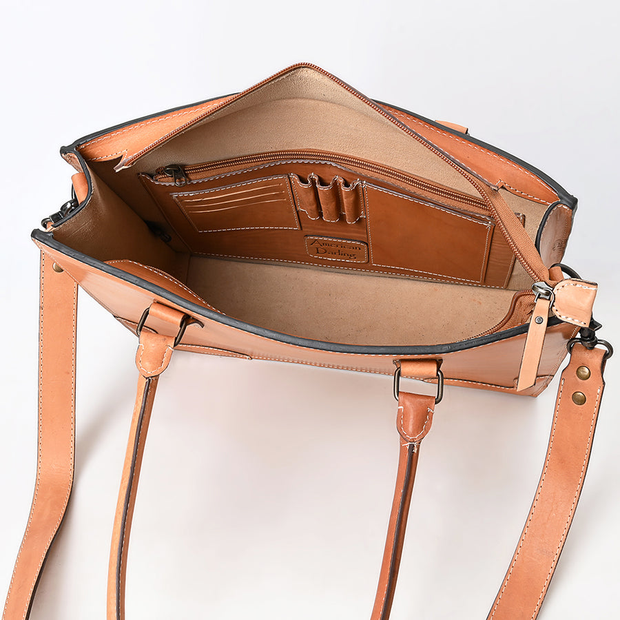 American Darling Genuine Leather Western Tote Bag for Women – Premium Handcrafted Design, Everyday Work & Travel Carry (12in X 15in X 4in)
