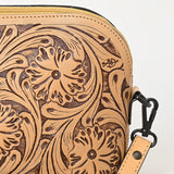 American Darling Cross Body Hand Tooled Genuine Leather Western Women Bag | Antique Tan Handbag Purse Crossbody for Cute