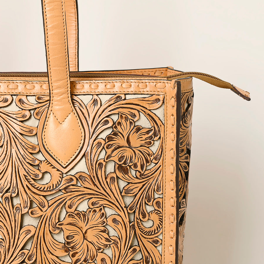 American Darling Tote Hand Tooled Genuine Leather Western Women Bag Handbag Purse | Travel Bags