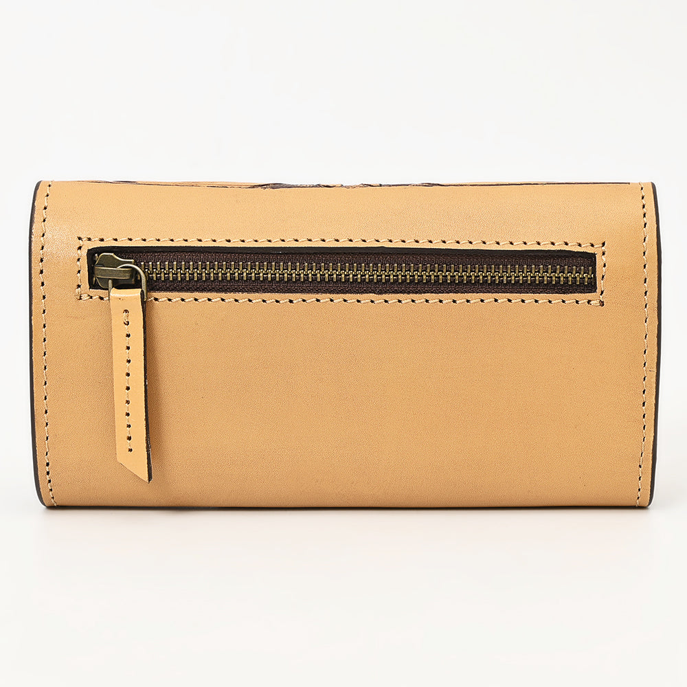 American Darling Wallet Hand Tooled Genuine Leather Western Women Bag | Handbag Purse Wristlet Travel Clutch