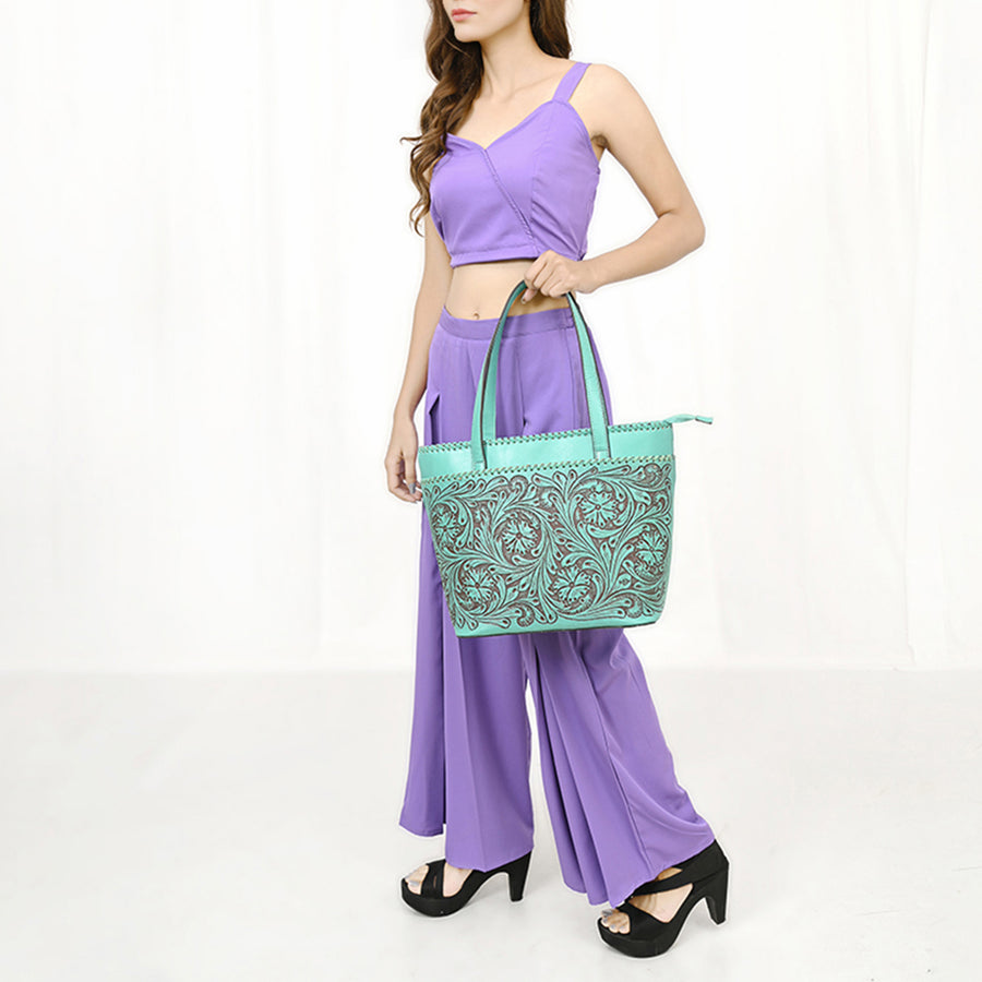 American Darling Tote Genuine Suede Leather Women Bag Western Handbag Purse | Travel Bags