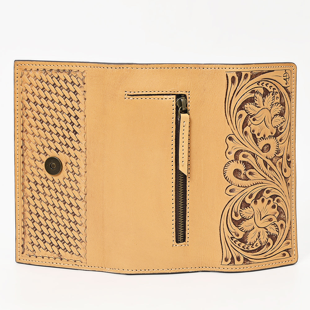 American Darling Wallet Hand Tooled Genuine Leather Western Women Bag | Handbag Purse Wristlet Travel