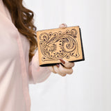 American Darling Wallet Hand Tooled Genuine Leather Western Women Bag | Handbag Purse Wristlet Travel