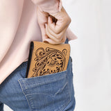 American Darling Wallet Hand Tooled Genuine Leather Western Women Bag | Handbag Purse Wristlet Travel