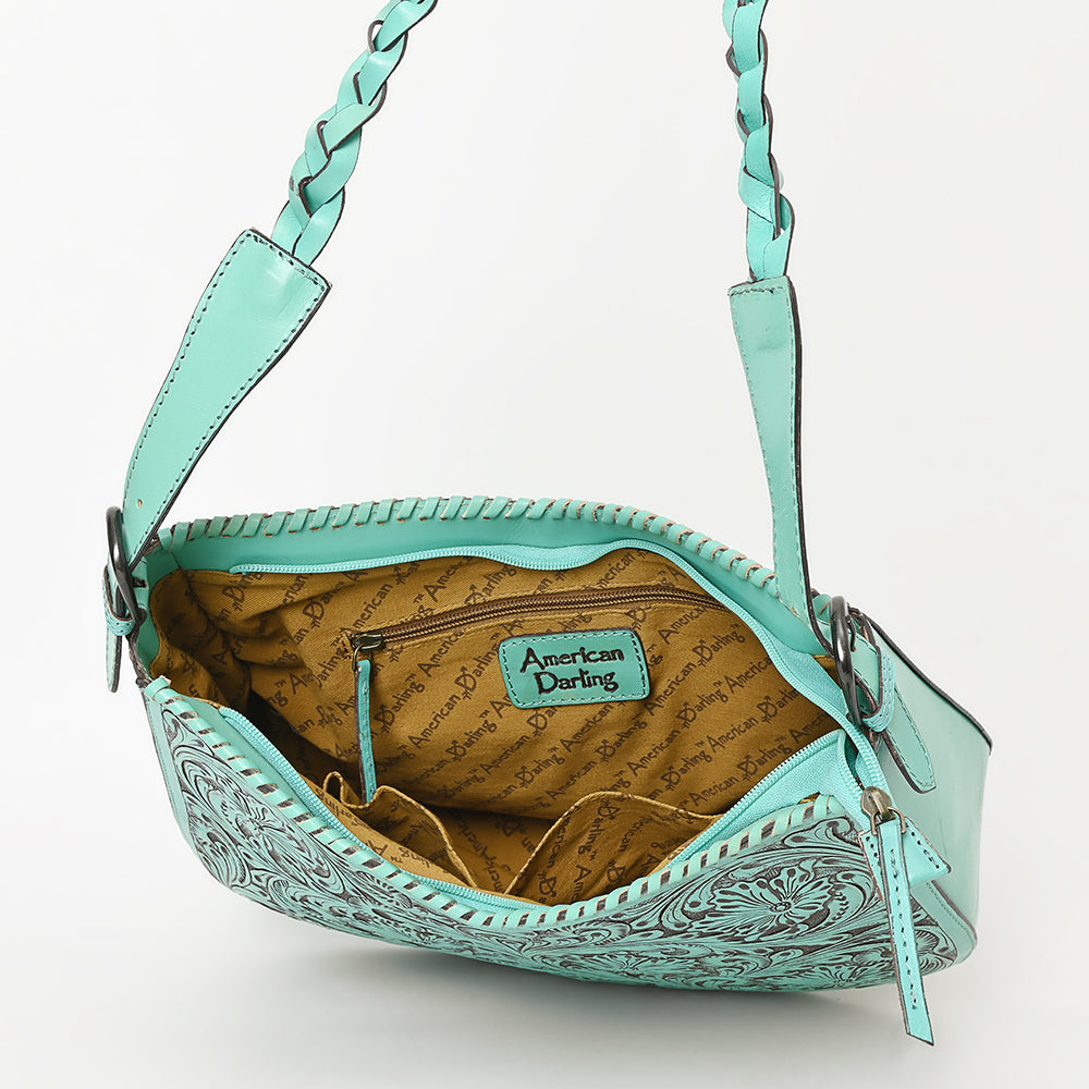 American Darling Hobo Hand Tooled Genuine Leather Western Women Bag | Handbag Purse Bags