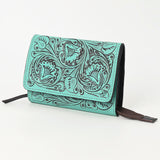 American Darling Clutch Hand Tooled Genuine Leather Women Bag Western Handbag Purse|