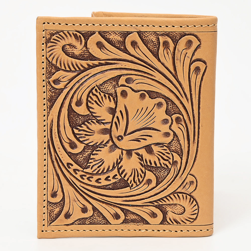 American Darling Wallet Hand Tooled Genuine Leather Western Women Bag | Wristlet Travel