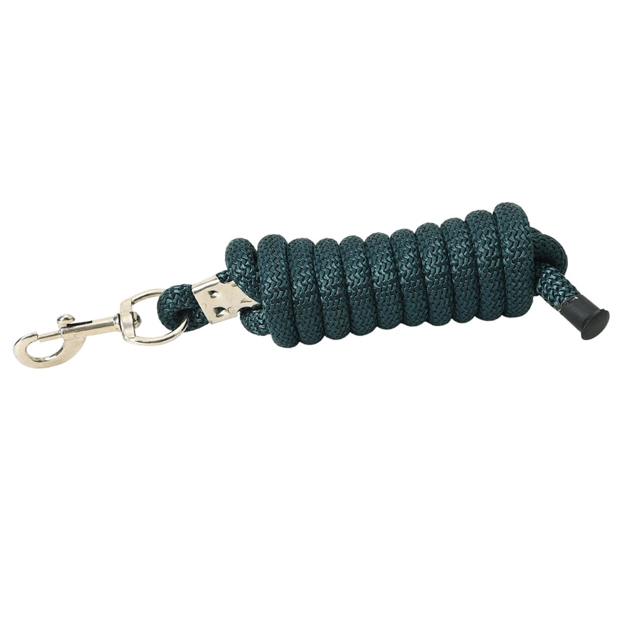 8 ft HILASON Western Horse Nylon Lead Rope with Snap Hunter Green - Uhorse