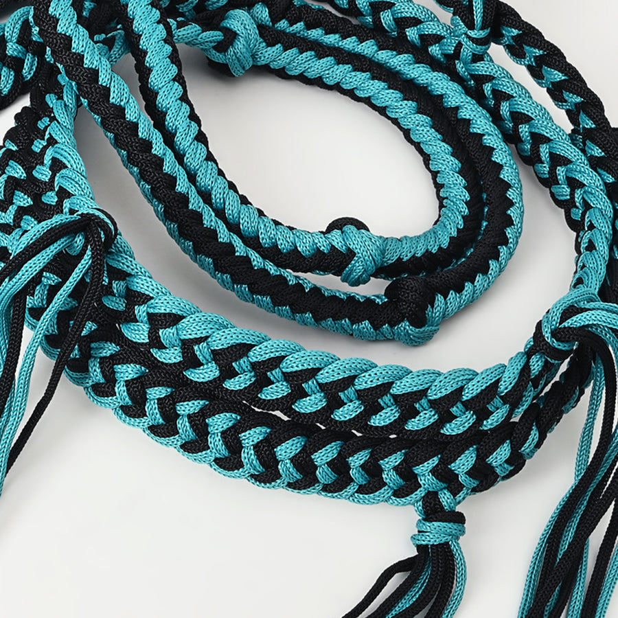 8 Ft HILASON Western Horse Nylon Rope with Fringes Snap | Ropes for Horses