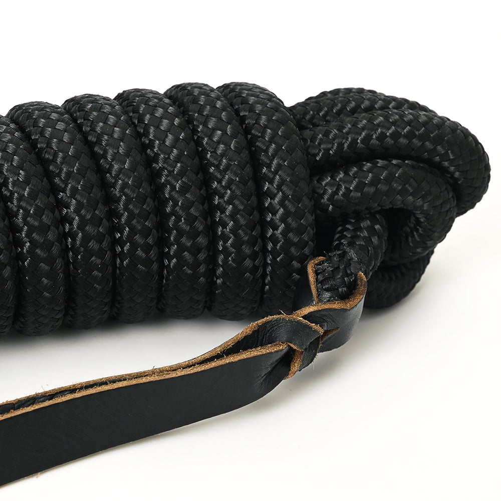 25 ft. Hilason Western Horse Adjustble Nylon Rope With Latigo Ends