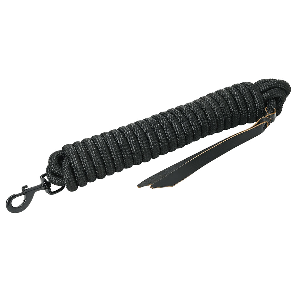 25 ft. Hilason Western Horse Adjustble Nylon Rope With Latigo Ends