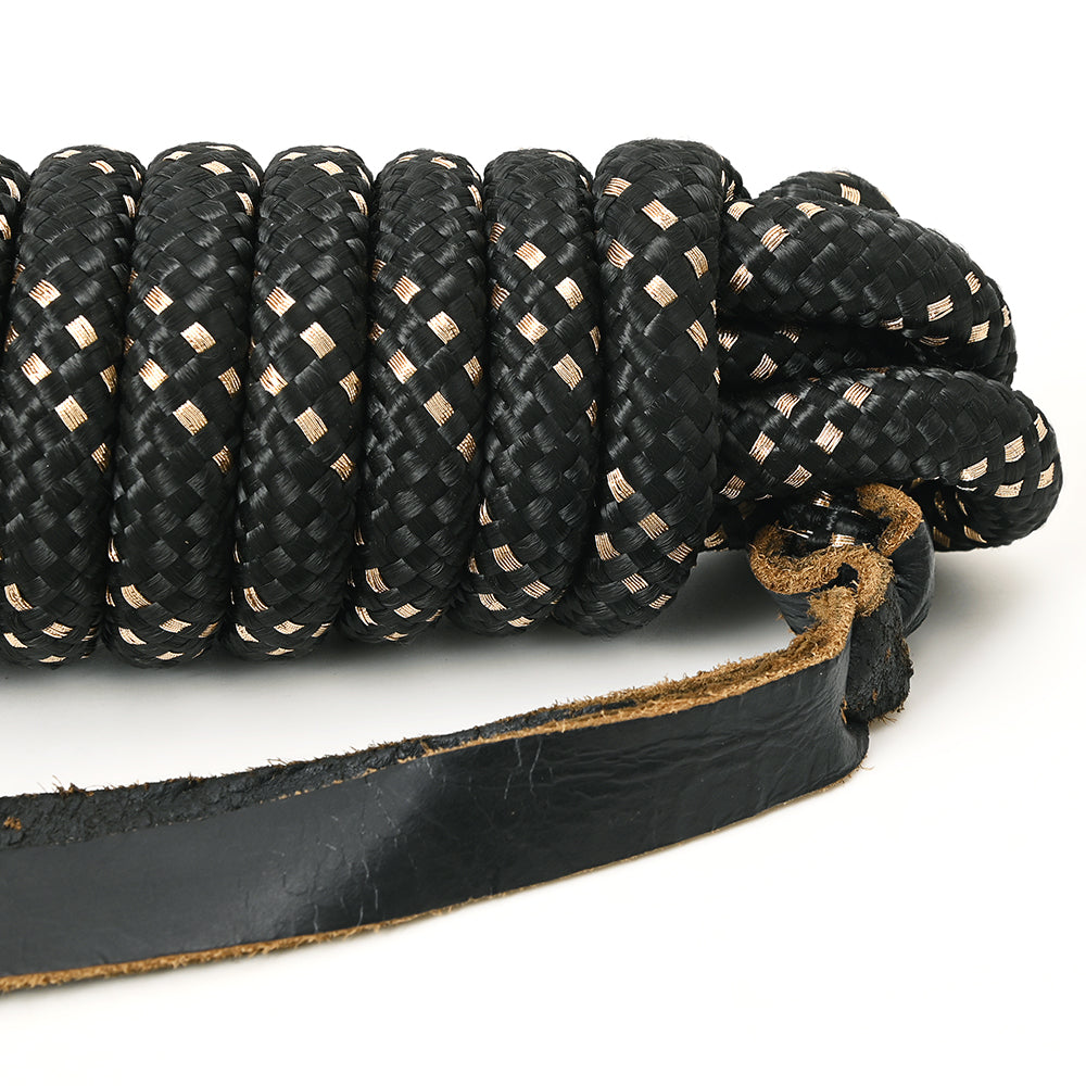 25 ft. Hilason Western Horse Adjustble Nylon Rope With Latigo Ends