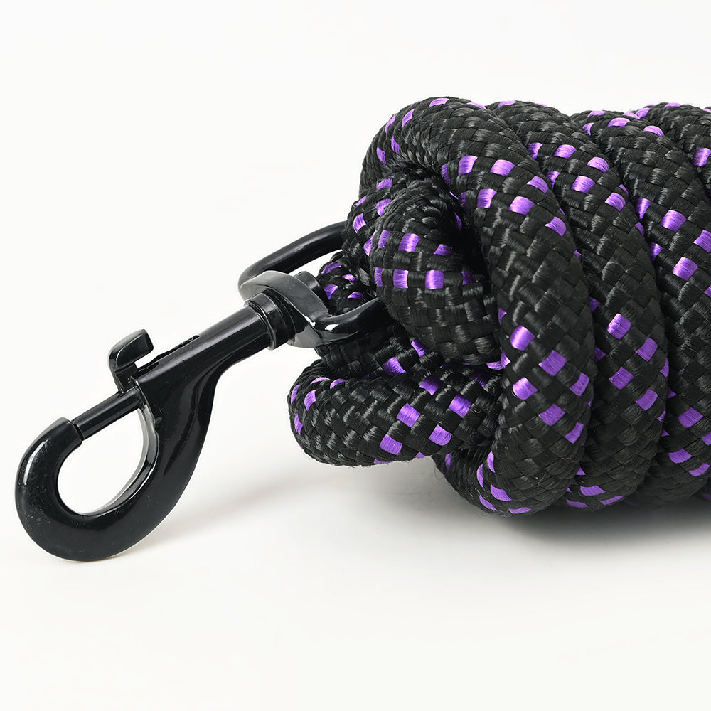 25 ft. Hilason Western Horse Adjustble Nylon Rope With Latigo Ends