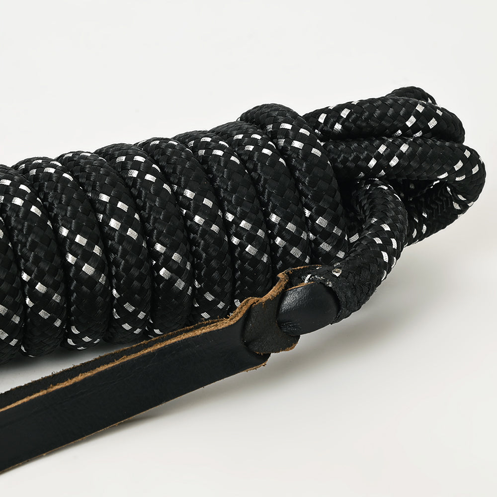 25 ft. Hilason Western Horse Adjustble Nylon Rope With Latigo Ends