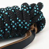 25 ft. Hilason Western Horse Adjustble Nylon Rope With Latigo Ends