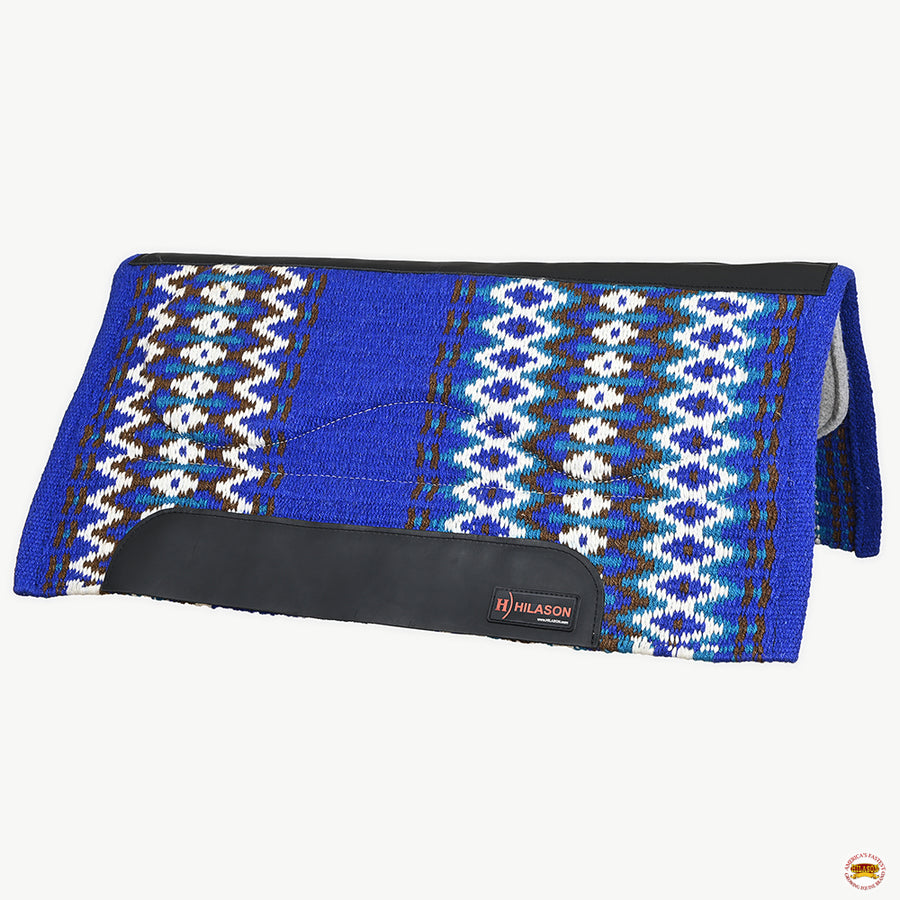 HILASON Western Horse Saddle Blanket Wool Pad 34"x36"