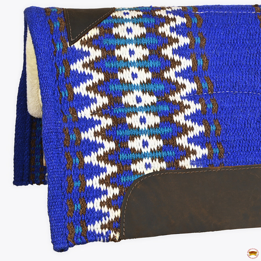 HILASON Western Horse Saddle Blanket Pad Fur Padding 34"x36"