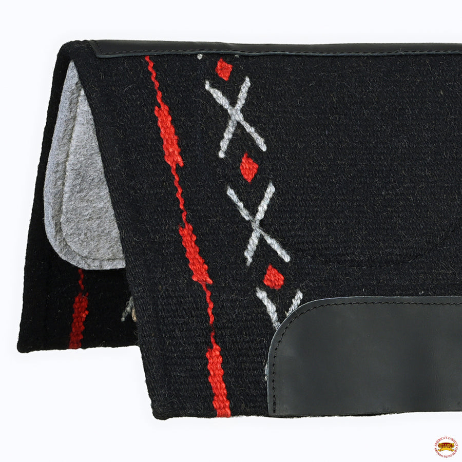 HILASON Western Horse Saddle Blanket Wool Pad 34"x36"