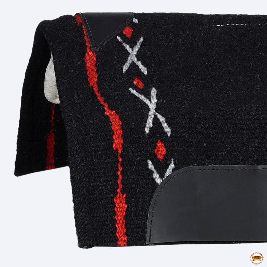 HILASON Western Horse Saddle Blanket Pad Fur Padding 34"x36"