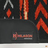 HILASON 34x36 in Western Horse Saddle Wool Blanket Pad Felt Fur | Saddle Pads | Horses Saddle Pads | Horse Riding Pads | Saddle Blankets for Horses | Black