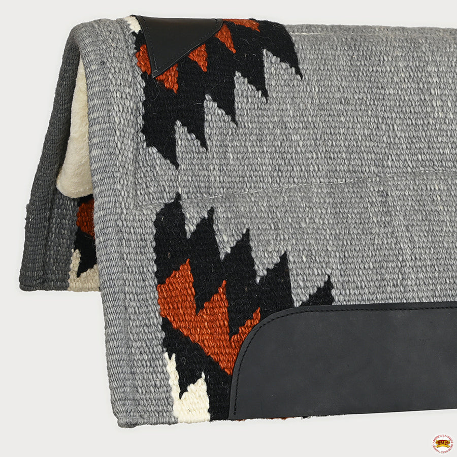 HILASON Western Horse Saddle Blanket Pad Fur Padding 34"x36"
