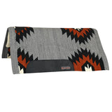 HILASON 32x32 In Western Horse Saddle Wool Blanket Pad Fur Padding