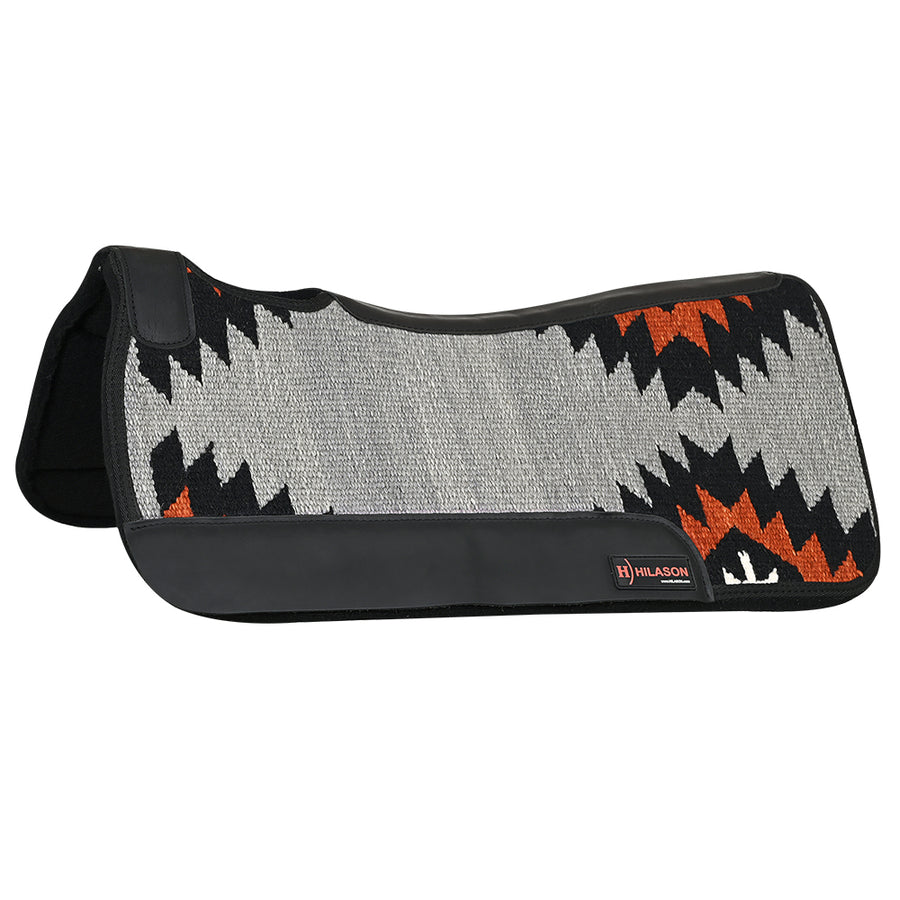 HILASON 32x30 In Western Horse Saddle Wool Blanket Pad Felt Padding Grey - Uhorse