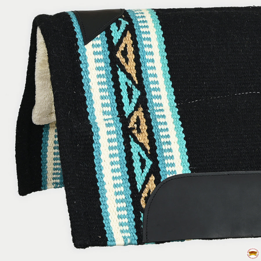 HILASON Western Horse Saddle Blanket Pad Fur Padding 34"x36"