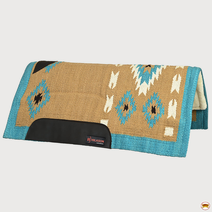 HILASON Western Horse Saddle Blanket Pad Fur Padding 34"x36"