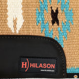 HILASON 34x36 in Western Horse Saddle Wool Blanket Pad Felt Fur | Saddle Pads | Horses Saddle Pads | Horse Riding Pads | Saddle Blankets for Horses | Tan