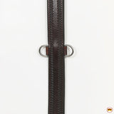 HILASON Western Horse Genuine Leather Hand Tooled Headstall Breast Collar Brown