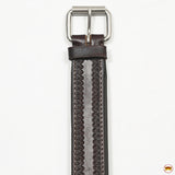 HILASON Western Horse Genuine Leather Hand Tooled Headstall Breast Collar Brown