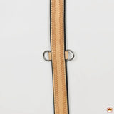 HILASON Western Horse Genuine Leather Hand Tooled Headstall Breast Collar Tan