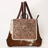 Ohlay Bags OHG131 Backpack Hand Tooled Hair-On Genuine Leather Women Bag Western Handbag Purse