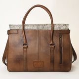 American Darling ADBG1397 Cross Body Hand Tooled Hair On Genuine Leather women bag western handbag purse