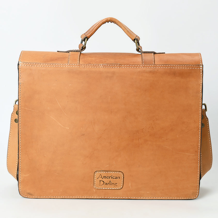 American Darling Western Genuine Leather Briefcase Bag Handmade Durable Work Laptop Messenger Office Travel Professional Bag